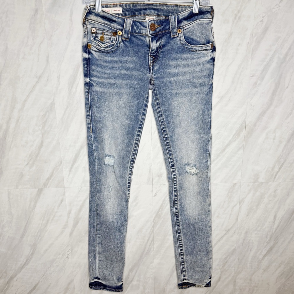 True Religion Stella Low Rise Skinny Jeans 26